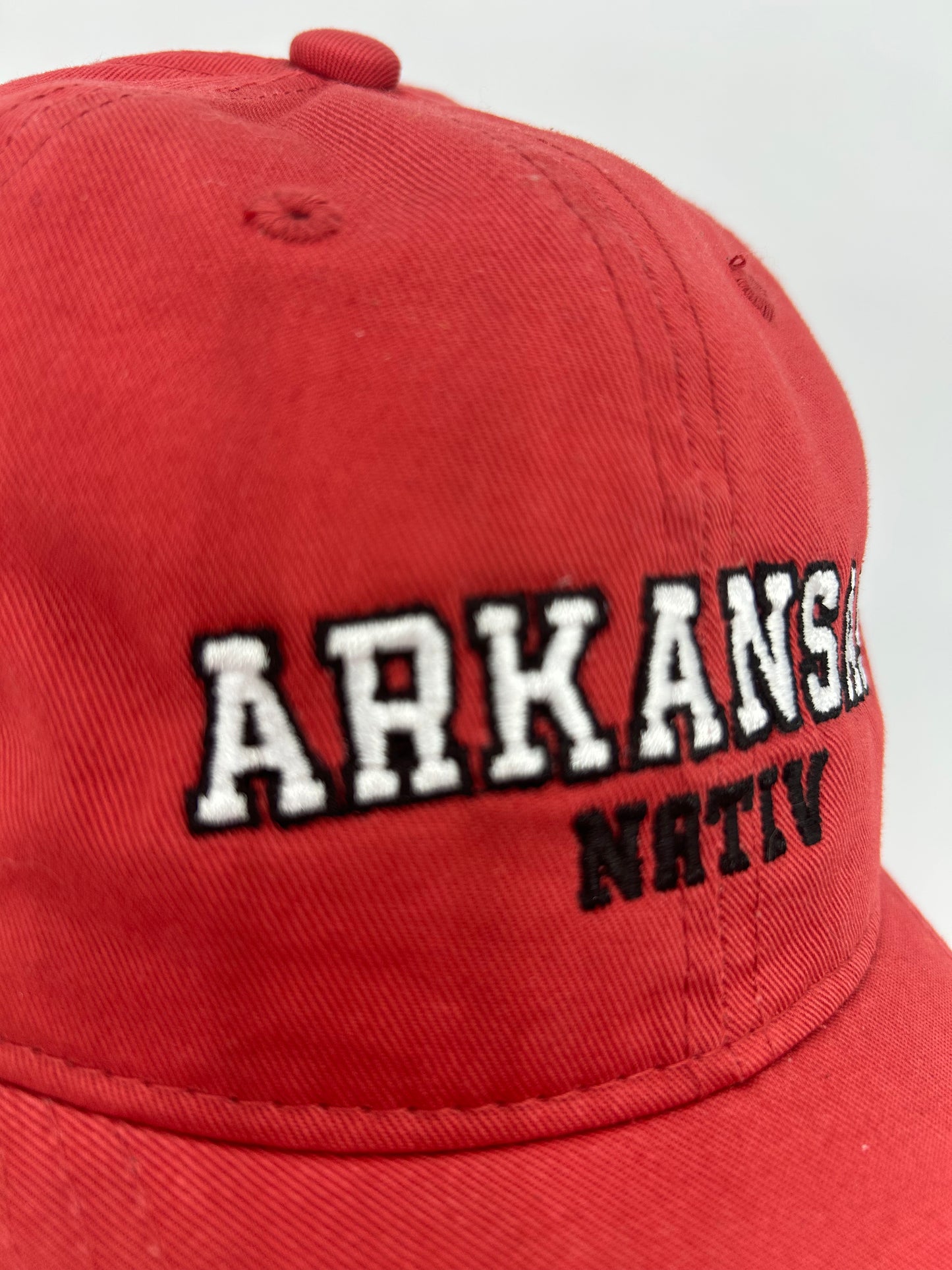 game day dad hat ~ vintage red