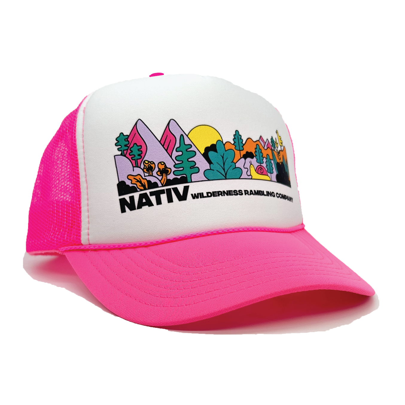 mtv foam trucker ~ hot pink