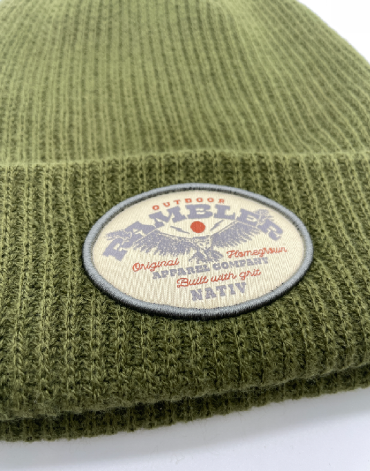 forest green beanie