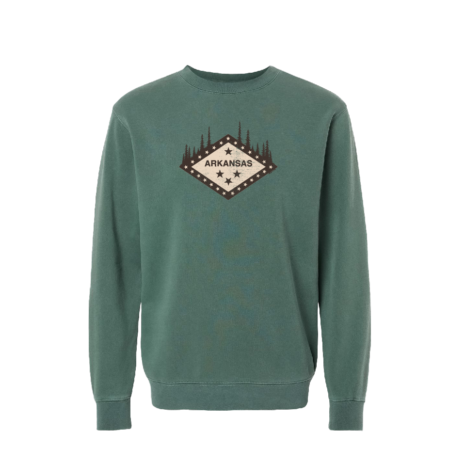 NATURAL STATE FLAG ~ ALPINE GREEN