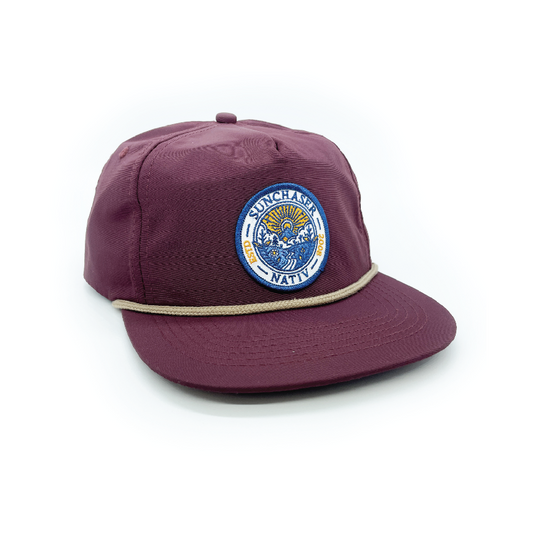 sun chaser tech hat ~ plum