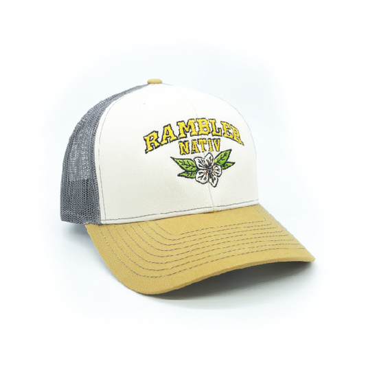 rambler trucker ~ gold and ash