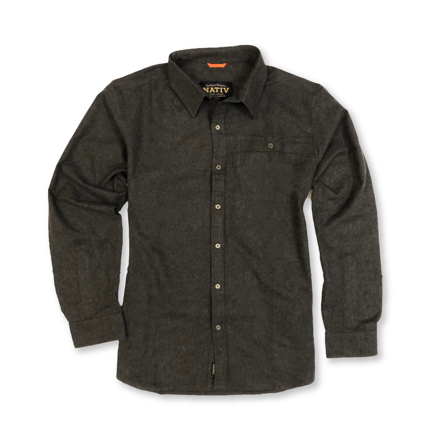 SEAGER WORKSHOP FLANNEL - GRANITE GREY