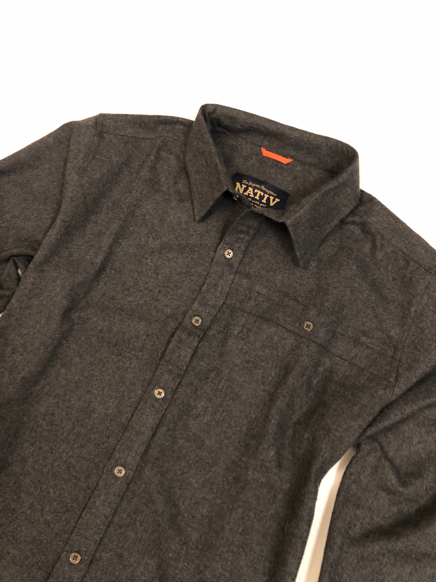 SEAGER WORKSHOP FLANNEL - GRANITE GREY