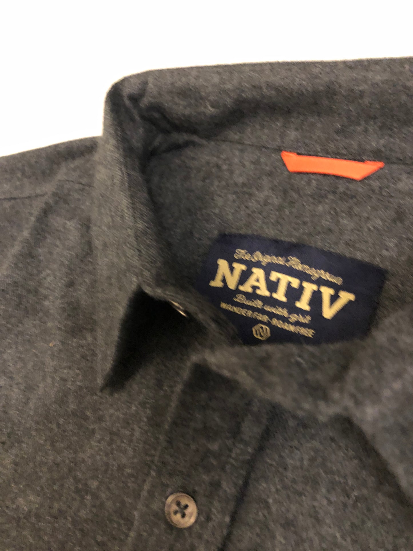 SEAGER WORKSHOP FLANNEL - GRANITE GREY