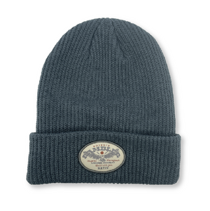 deep blue beanie