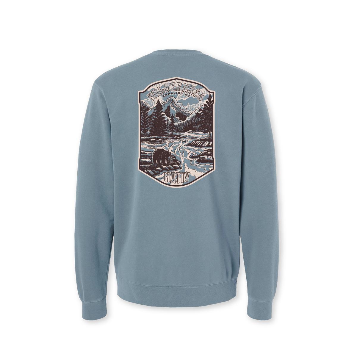 bear mountain ~ dusty blue