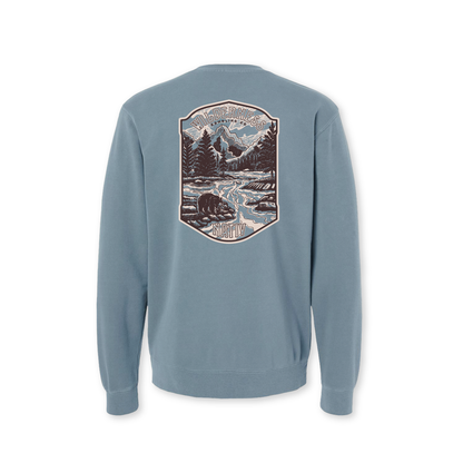 bear mountain ~ dusty blue