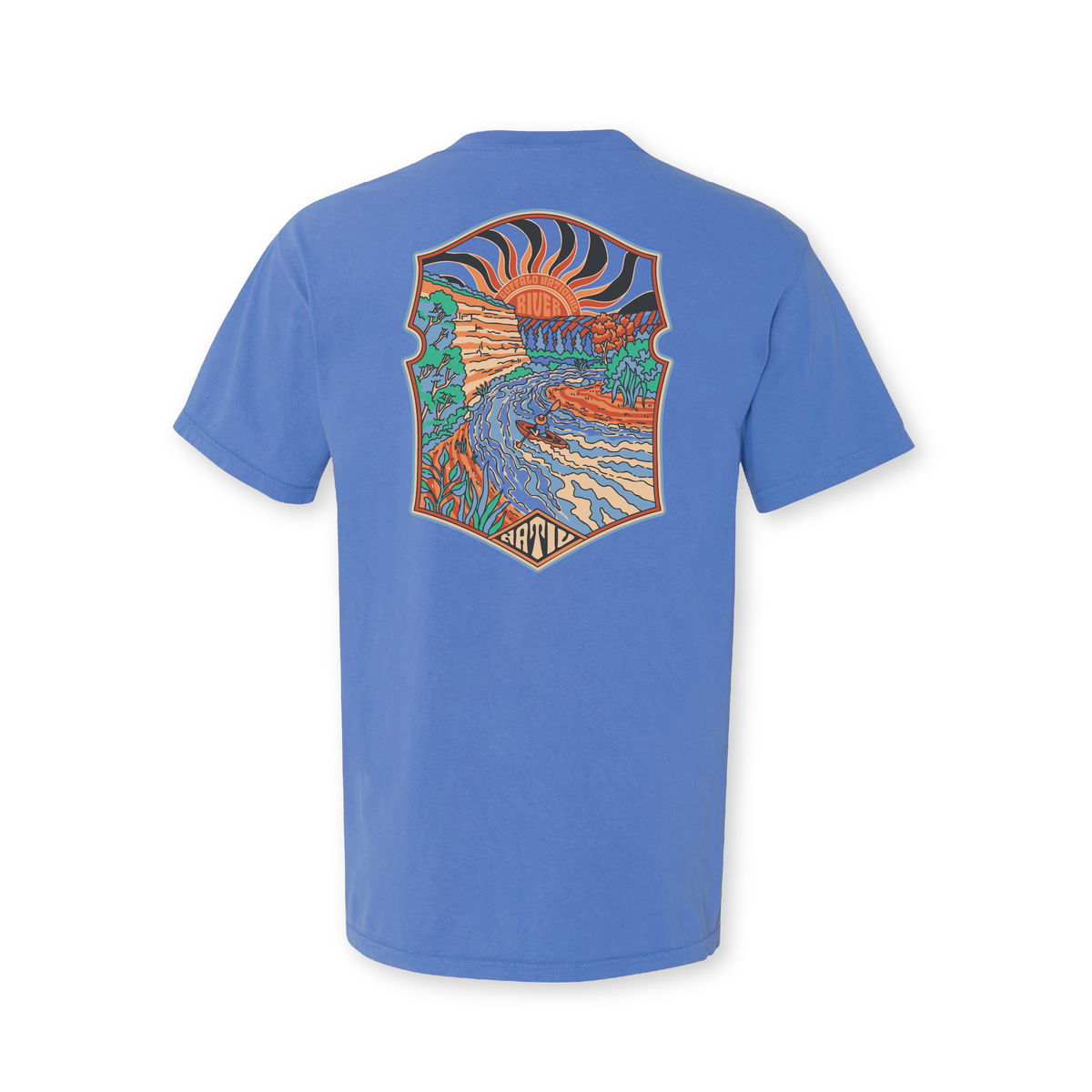 buffalo flows ~ waterfall blue