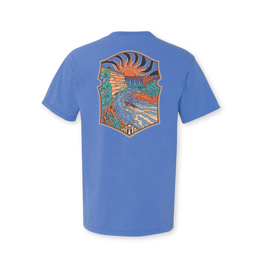 buffalo flows ~ waterfall blue