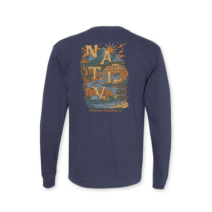 river campout ~ deep navy