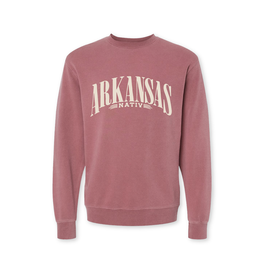 arkansas varsity ~ dusty red