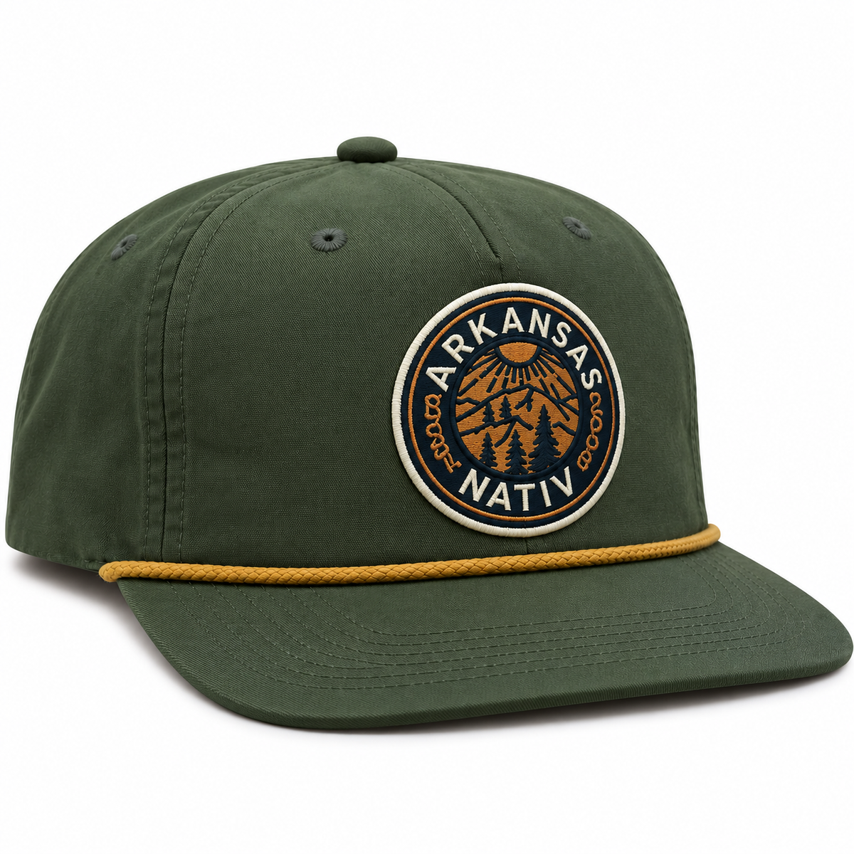 nativ hills gramps cap ~ loden | gold