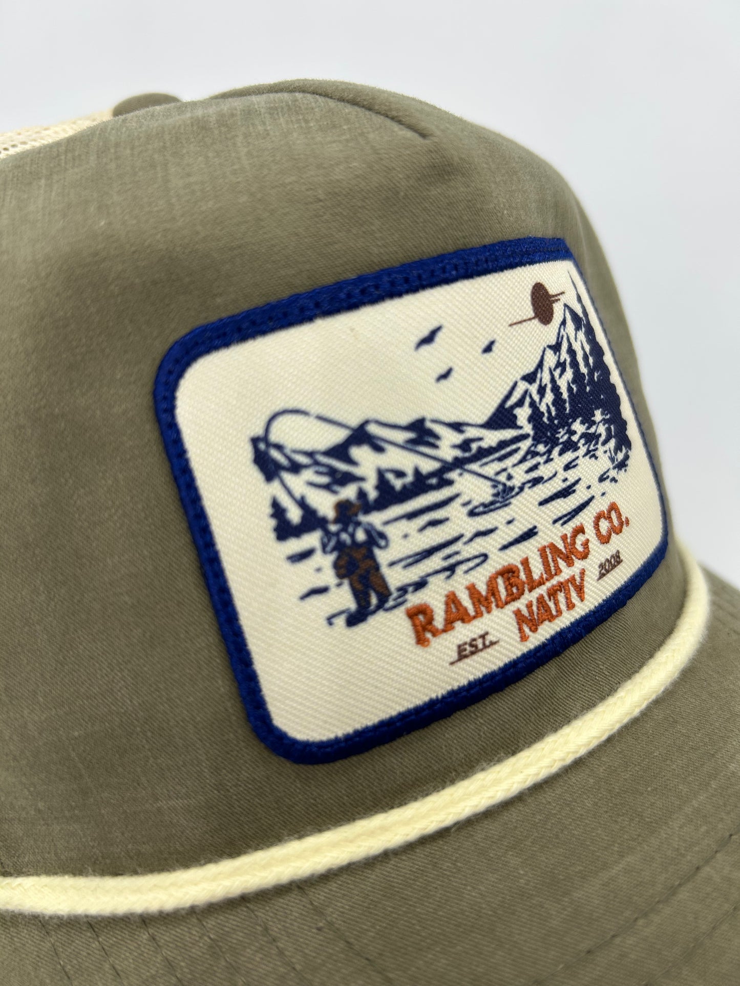 casting trucker ~ moss & natural