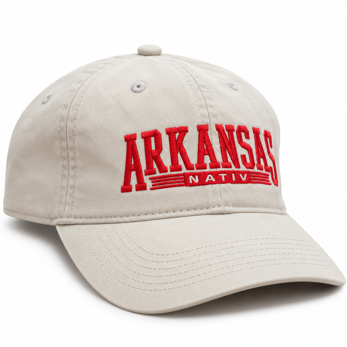 arkansas gameday dad hat ~ natural