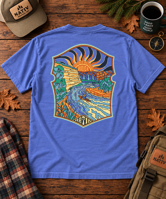 buffalo flows ~ waterfall blue