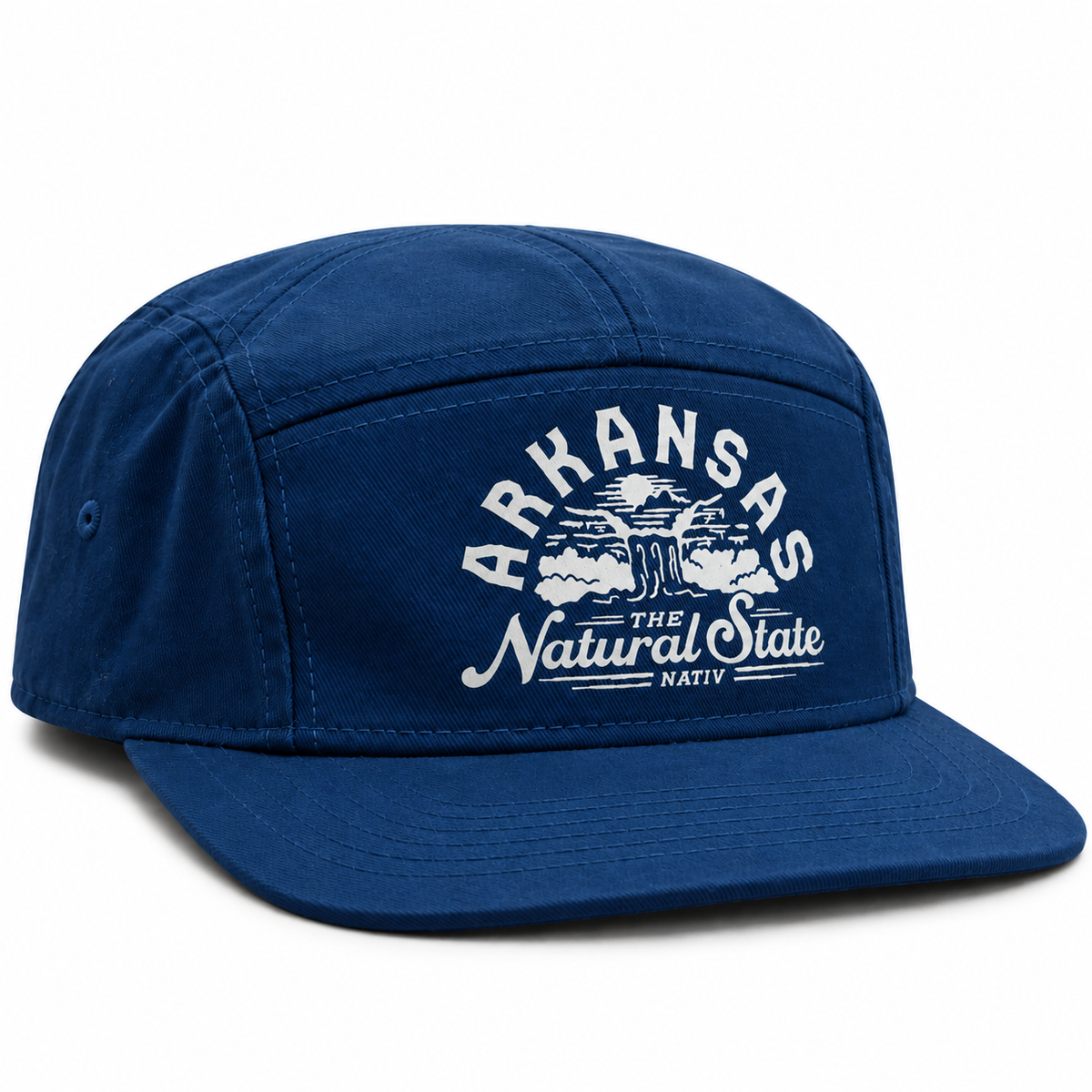 arkansas natural camper hat ~ navy