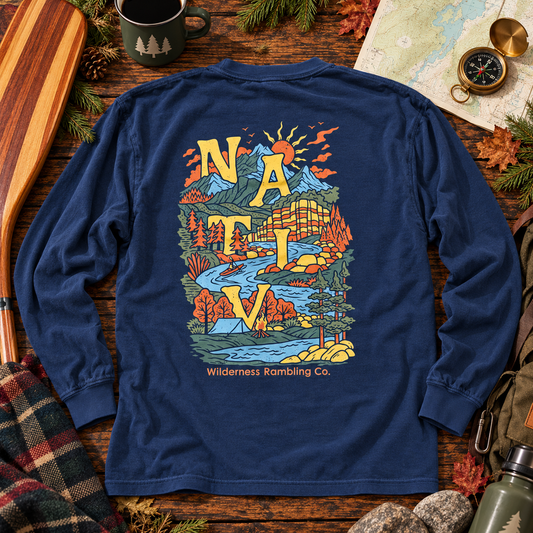 river campout ~ deep navy