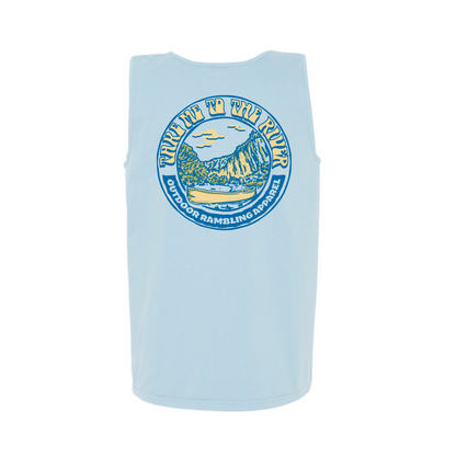 river runner tank ~ light blue