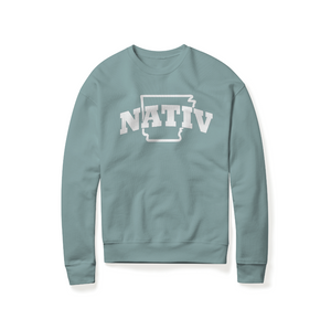 arkansas nativ pullover ~ delta blue