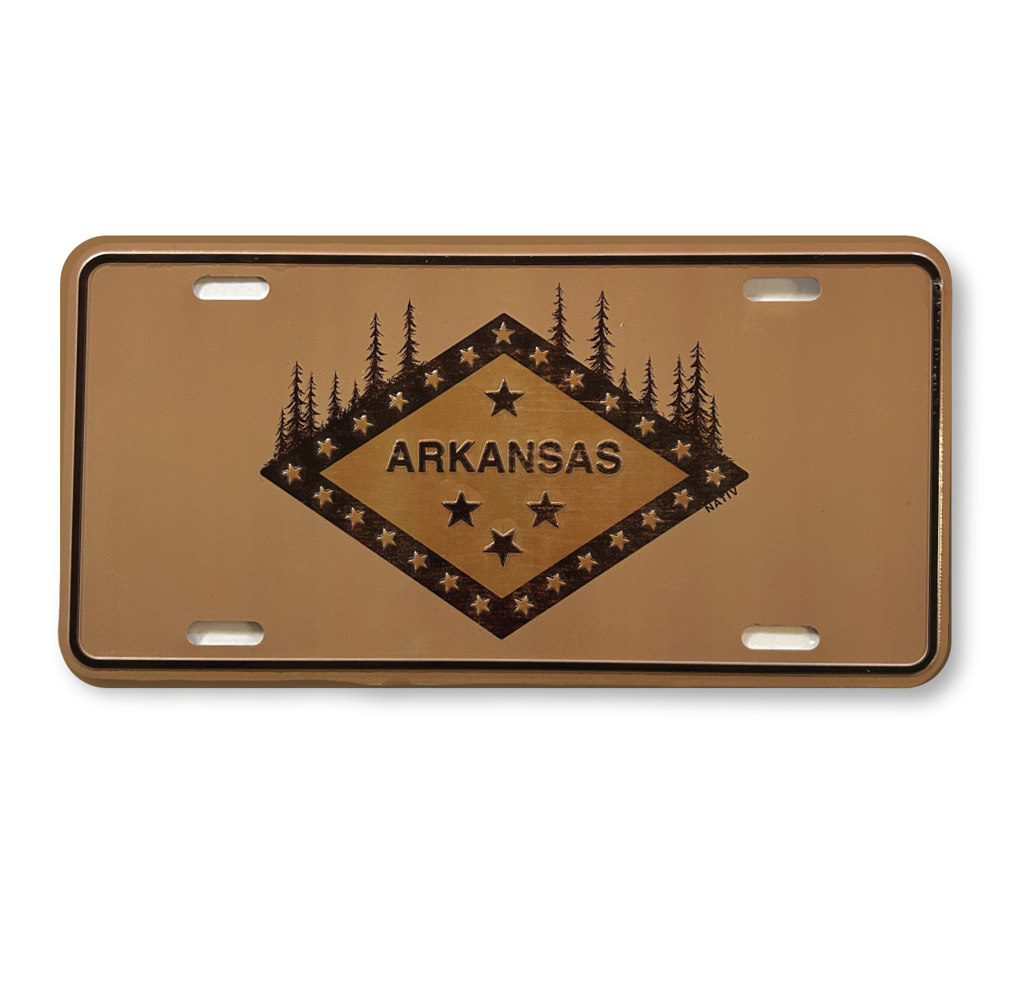 Arkansas Wilderness Flag License Plate