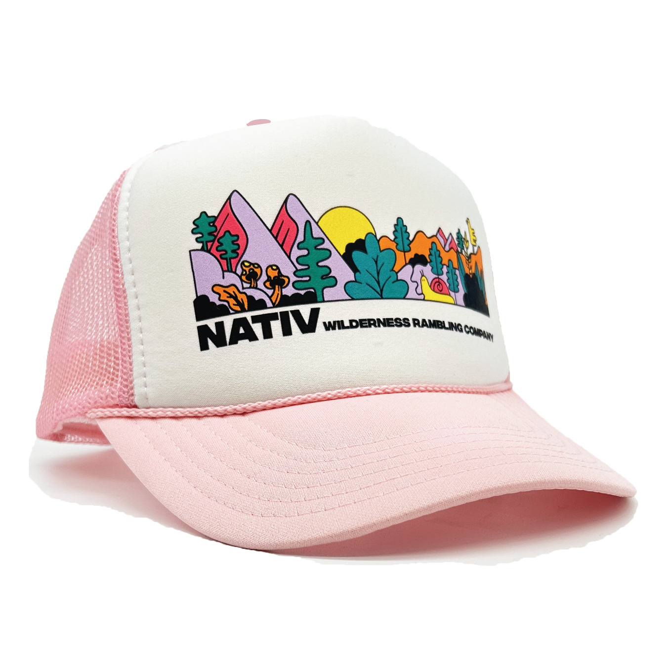 mtv foam trucker ~ soft pink