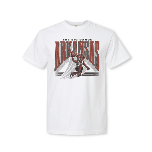 throwback hoopin' hog ~ white