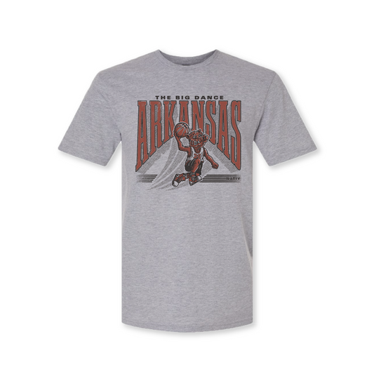 throwback hoopin' hog ~ heather grey