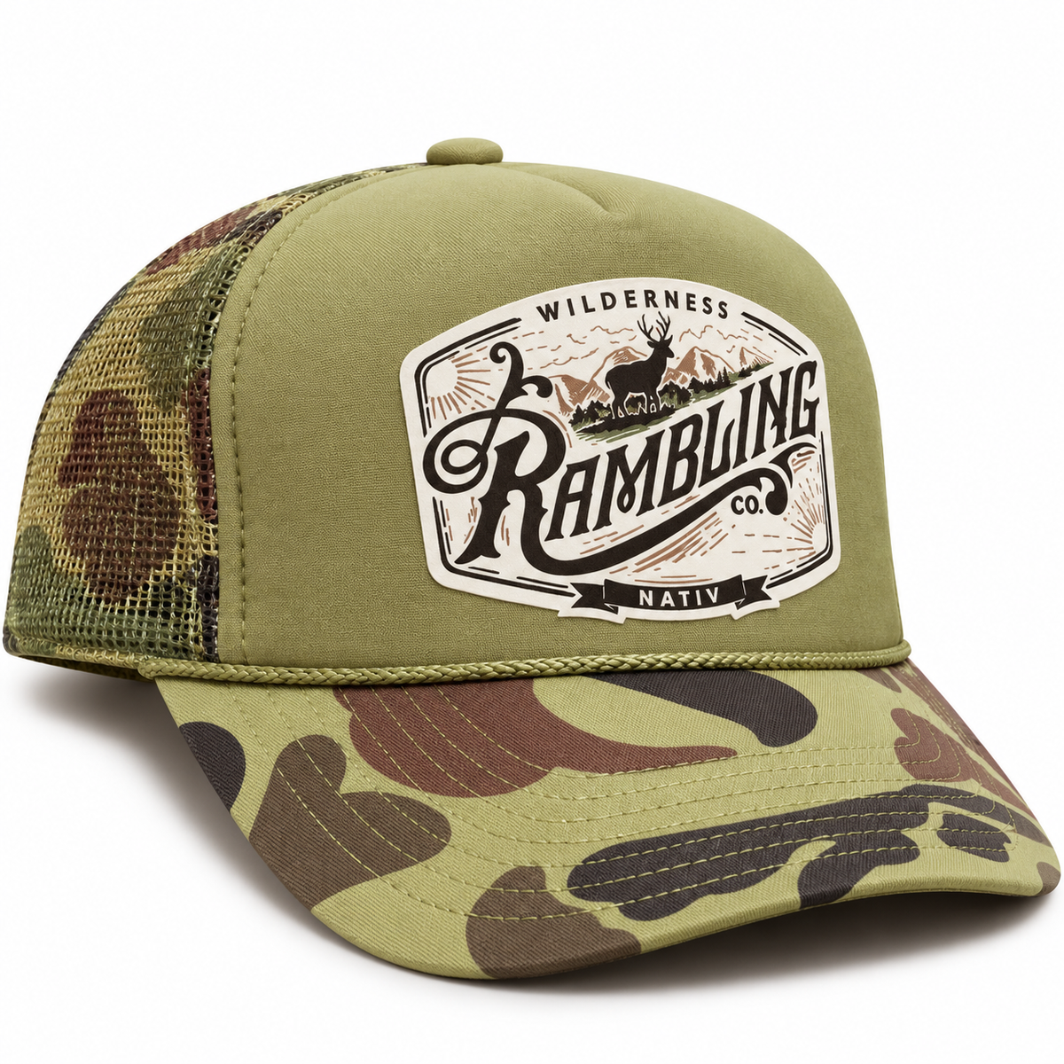 wilderness whitetail foam front ~ light camo