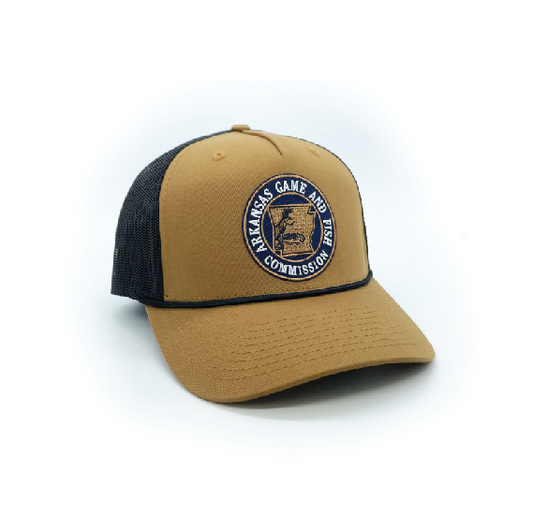 AGFC trucker ~ caramel and black