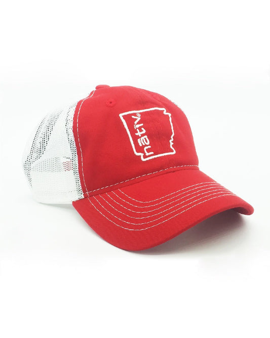 youth arkansas nativ red trucker