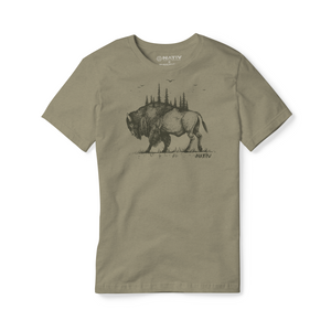 bison ~ moss