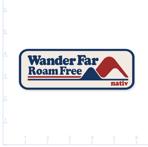 wander/roam sticker